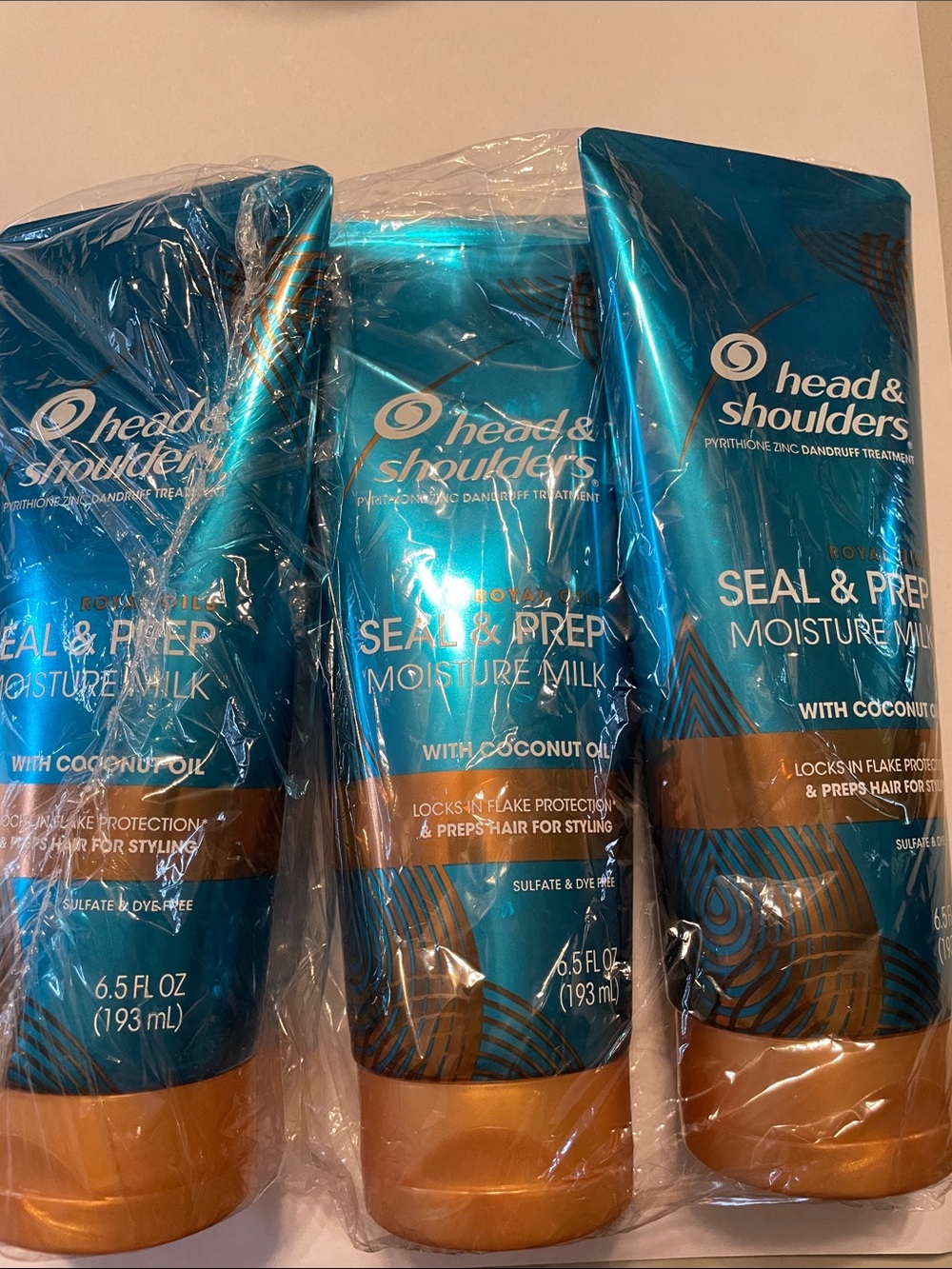 Head & Shoulders Seal & Prep Moisture Milk - Coconut Oil X3 Bundle